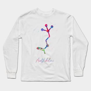 Acetylcholine molecule Long Sleeve T-Shirt